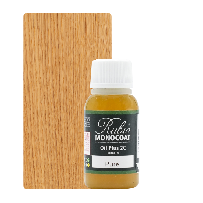 Rubio Monocoat Oil Plus 2C - comp.A. (kleurstaal of hobby)
