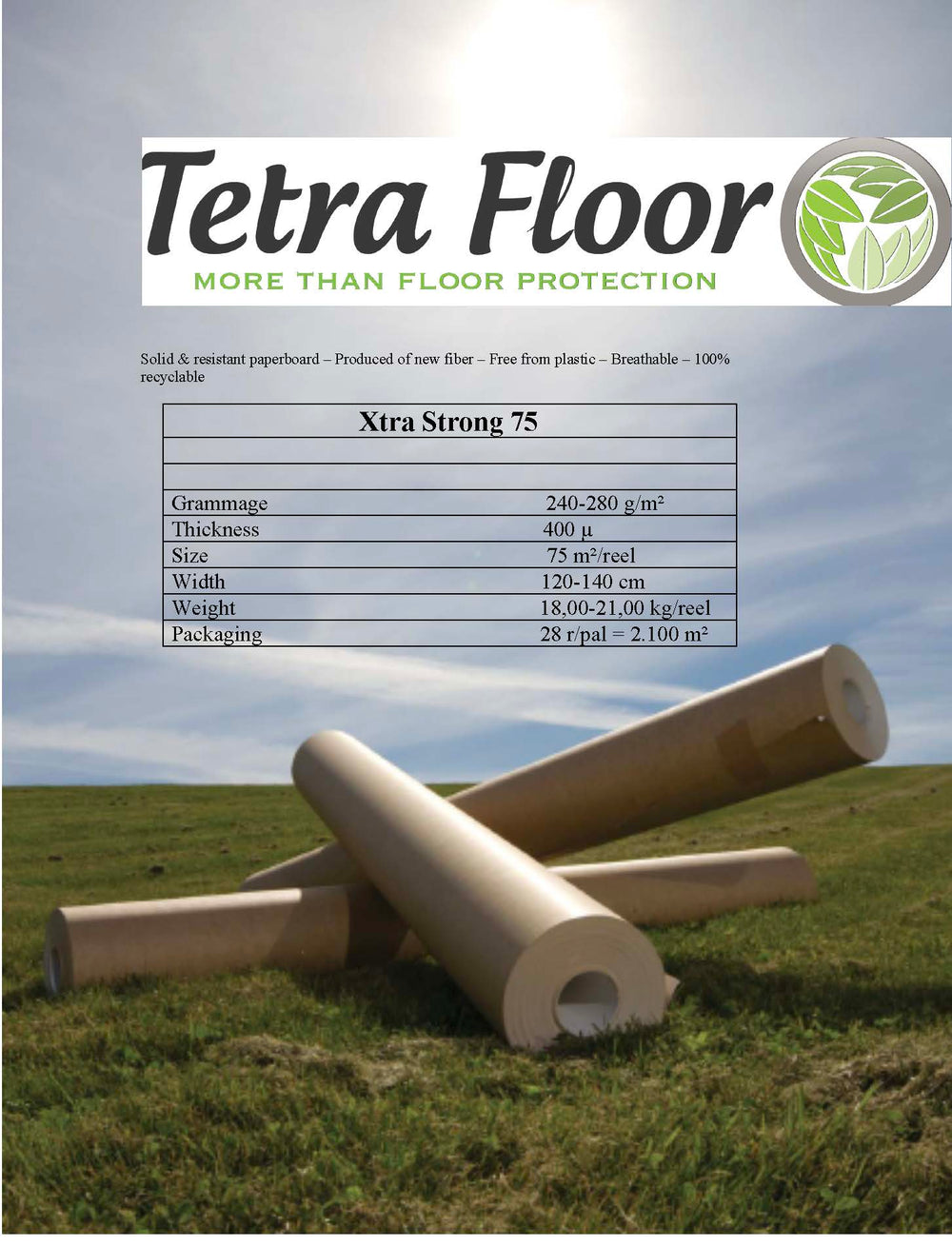 Tetrafloor Xtra Strong 75m2