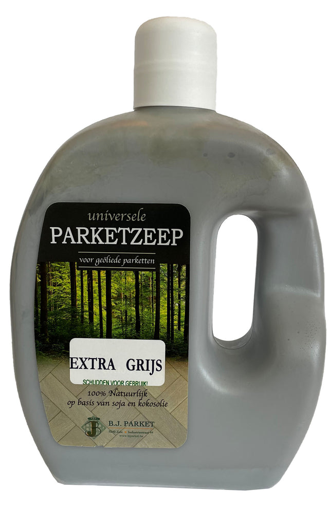 Universele parketzeep extra grijs , voor grijze donkere geoliede parketvloeren